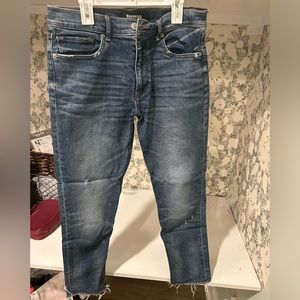 Express vintage skinny high rise ankle jean